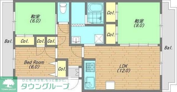 KEレジデンスの物件間取画像